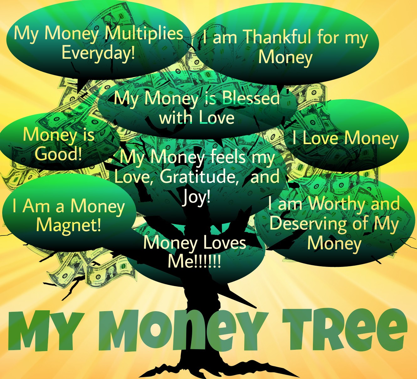 Vision Board Money Tree callout money
