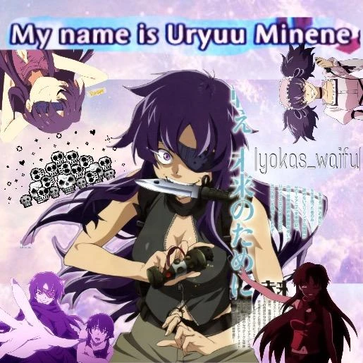 photo Mirai Nikki Female Characters picsart